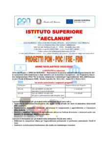 Pubblicita PON FSE FDR 120 99