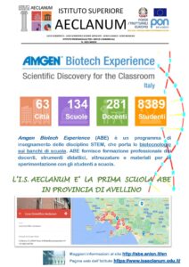 Biotecnologie a scuola Programma ABE
